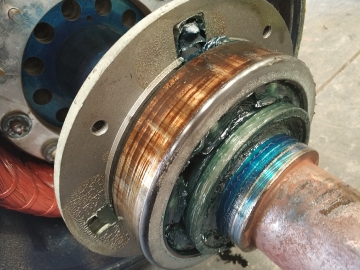 東元電機4P-132KW強冷變頻電機維修