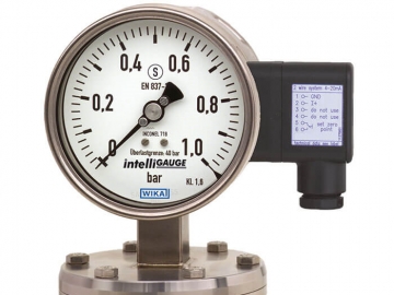 PGT43HP.100, PGT43HP.160帶有電信號(hào)輸出的膜片式壓力表