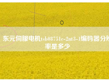 東元伺服電機(jī)tsb08751c-2nt3-1編碼器分辨率是多少